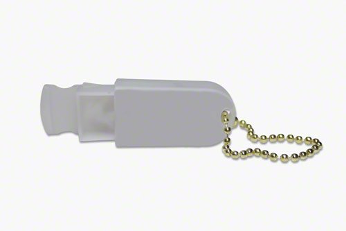 PowerOne Hearing Aid Batteries No Mercury Size 312, PR41 (60 Batteries) + 2 Cell Battery Keychain Kit