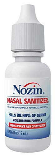 Nozin Nasal Sanitizer Antiseptic 12ml Bottle Kills 99 99 Of Germs Lasts Up To 12 Hours 60 Applications Think Hand Sanitizer For Your Nose Pricepulse