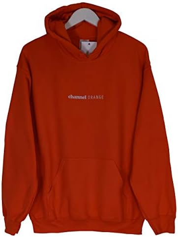 Embroidered Channel Orange Hip Hop Rap Orange Hoodie Hooded Sweatshirt Top
