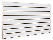 White slatwall panels 24"h x 48"l (set of 2 panels)