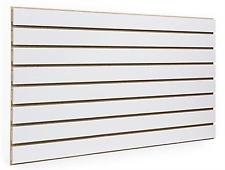 UPC 600736195201, White Slatwall Panels 24&quot;H x 48&quot;L (Set of 2 Panels)