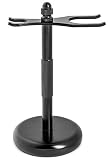 Perfecto Deluxe Black Razor and Brush Stand - The Best Safety Razor Stand!!! This Will Prolong The Life Of Your Shaving Brush