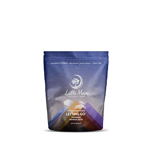 Little Moon Essentials Warming Mineral Bath Salt, Letting Go, 4 oz.