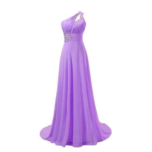 Fashion Plaza One Shoulder Sexy Elegant Prom Evening Bridesmaid