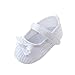 Weixinbuy Toddler Baby Girl's Satins Bowknot Soft Sole Velcro Crib Shoes