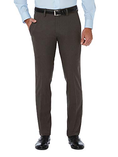 Haggar Men's Cool 18 Pro Slim Fit Flat 