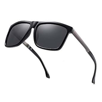 Polarized Mirrored Sunglasses Square Driving Sun Glasses