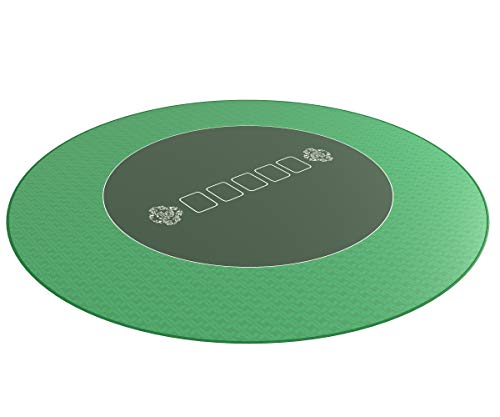 Bullets Playing Cards, Poker Mat Cloth 120cm round, Table Top Layout for Texas Hold'em