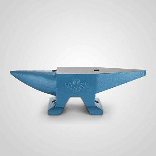 9TRADING 66 LBS Round Horn Anvil Solid Blacksmith Forged Steel Metal Work Heat Treated - Thumbnail 4