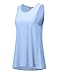 Regna X BOHO Women's Scoop & Halter Neck Basic Sheer Ultra Lightweight Sleeveless Tank Tops (5 styles)