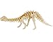 WISDOMTOY 3D Wooden Simulation Animal Dinosaur Assembly Puzzle Model Toy for Kids and Adults, 6-piece Set