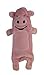 Outward Hound Kyjen  32058 Bottle Buddies Pig Plush Chew Toys Water Bottle, Large, Pink