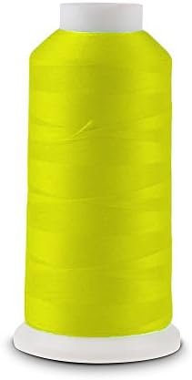 Yollow Glow 1000 Yards Luminous Glow In The Dark Machine Embroidery / Sewing DIY Thread no.06