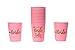14 Bride and Bride Tribe Bachelorette Party Cups, Bridal Shower Cups for Bachelorette Party, Bridal Shower - Pink and Gold, 16 Ounces