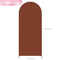 Wokceer 4FT Wedding Arch Cover Spandex Fitted