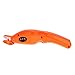 Battery Operated Electric Scissors Cutting Paper, Adhesive Tape,Cloth,Kid-Free Safe Scissors (Orange)