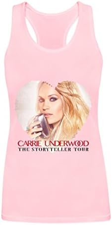 Carrie Underwood The Storyteller Tour Women's Cotton Tank Top Pink M