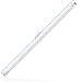 Brillihood 40w T8 T10 T12 8FT LED Tube Light, Single Pin FA8 Base, 6000K Cool White, 4500 Lumens, Fluorescent Bulb Replacement, Clear Cover, Dual-Ended Power (Pack of 10)