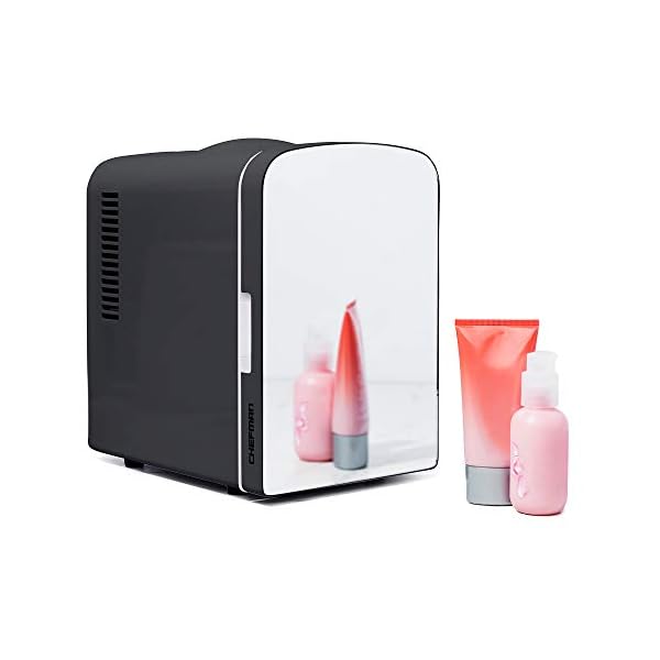 Chefman Mini Heladera 4LT Para Maquillaje C/ Espejo