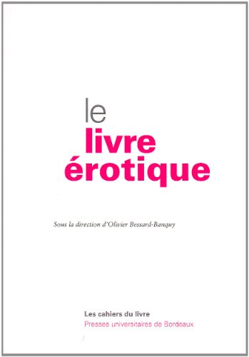 Le  livre érotique