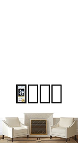 CreativePF [1122-14x24bk-b] Black Picture Frame With Black Matting Holds 11 by 22-inch Assorted Media - Thumbnail 4