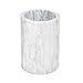 Marble Wine Chiller/Champagne Cooler, Natural White Marble, 6 x 4-Inch Elegant Wine Bottle Chiller - Marble Utensil Holder by Tezzorio