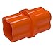 FORMUFIT F012ICO-OR-10 Internal PVC Coupling, Furniture Grade, 1/2