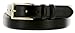 Adam Mens Genuine Italian Calfskin Leather Dress Belt 30mm Wide Polished Buckle