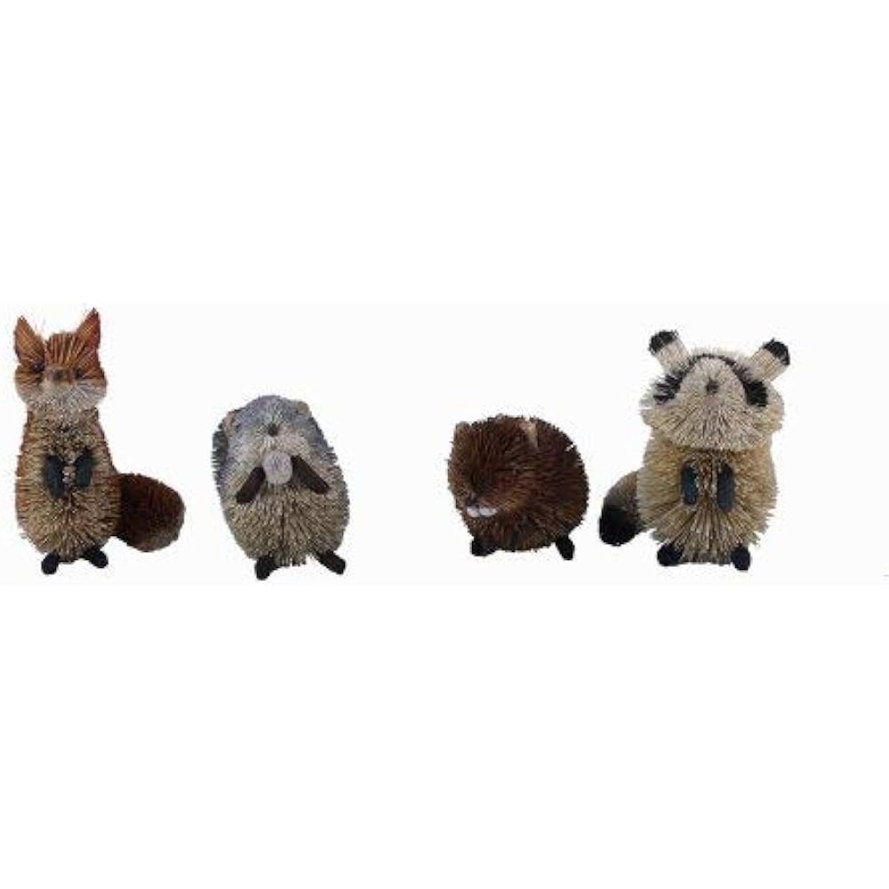 Buri Woodland Animal Hanging Ornament Set 4 Home & Kitchen eBay