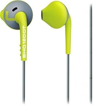 Philips SHQ1200 ActionFit Sports in-Ear Headphones(Without mic),Chartreuse Green and Grey