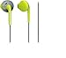 Philips SHQ1200 ActionFit Sports In-Ear Headphones(without mic),chartreuse green and grey