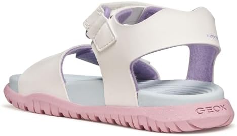 J FUSBETTO GI Sandal, Bianco/Multicolore, 28 EU