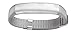 UP2 by Jawbone Activity + Sleep Tracker, Light Grey Hex (Silver), Classic Flat Strap