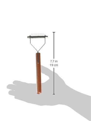 Master Grooming Tools Stripping Tools with Wooden Handles — Stripping Tools for Grooming Dogs - 10-Blade Style - Thumbnail 3