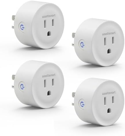 wooaismart Smart Plug, WiFi Plugs Work with Alexa & Google Assistant, Smart Outlet with Timer & Group Controller, WiFi Outlet for Home, No Hub Required, ETL & FCC Certified, 2.4GHz WiFi, 10A, 4 Pack