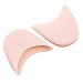 BESTCYC 4pcs(2pair) Light Pink Soft Silicone Gel Pointe Ballet Dance Toe Caps Pads Toe Protector with Breathable Hole