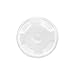 Eco-Products BlueStripe Recycled Plastic Cup Flat Lids, Case of 1000, Fits 9-24oz Plastic Cups, Made from 30% Post-Consumer Recycled Plastic Bottles, Recycled PET (rPET) For Cold Drinks & Snacks