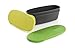 Light My Fire Snap Box Oval Waterproof Food Storage Container, 2-Pack, Lime/Green