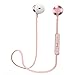 Langsdom Bluetooth Earphones, Wireless Earbuds Sports Earphones in Ear Headset with 7 Hours Playtime (IPX4 Splashproof, Stereo Bass, Magnetic Aluminum Design, CVC 6.0 Noise Cancelling (Pink)