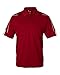 adidas Golf Men's Climalite 3-Stripes Cuff Polo Sport Shirt. A76 - X-Large - University Red/White