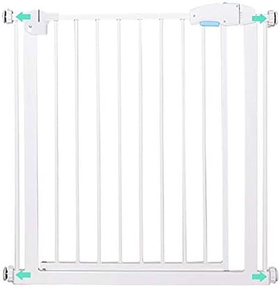 ベビーフェンス オートクローズ階段門 新色追加 ペットゲート 犬ペットベビーキッズのための安全扉ルームディバイダー階段ガードレール