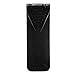 Portable Folding Mini Lint Brush Small Travel Purse Pet Hair Fabric Remover Fabric Fluff Lint Cleaning Tool 2Pcs (Black Folder Type)