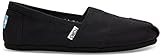 Toms Women's Classic Canvas (Black,On,Black) Slip-on Shoe - 8.5 B(M) US