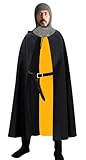 SUNLEXA Handmade Medieval Knight Tunic Halloween