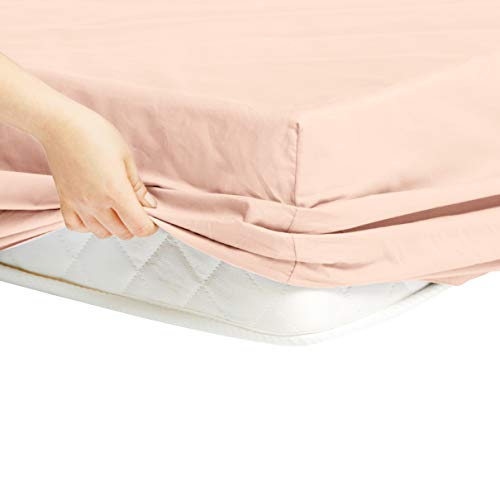 3 AmazonBasics+Ultra+Soft+Fitted+Sheet+Breathable