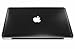 Bluecell 13-inch 13.3 Carbon Fiber Protection Decal Sticker Skin for Apple Macbook Pro 13.3 unibody model A1278 (Black Color)