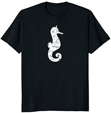 Distressed Seahorse T-Shirt Gift Costume Outfit