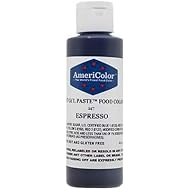 Americolor Soft Gel Paste Food Color, Espresso, 4.5 Ounce Bottle