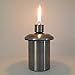 Table Top Tiki Torch or Firepot Stainless Steel Refillable Insert Canister