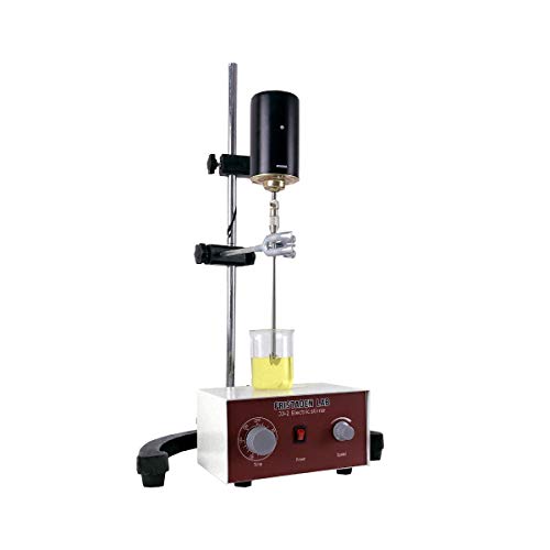 Fristaden Lab Overhead Stirrer 20L Heavy Duty 3000 RPM 60W Electric Mixer Overhead Stirrer for Lab and Industrial Use Adjustable Height 20L Capacity